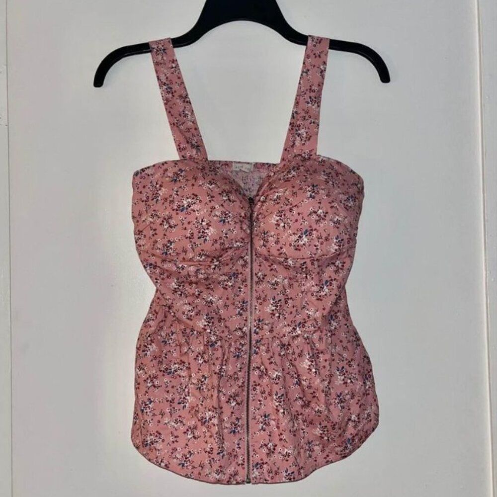 Floral Bustier / Camisole, Large, NWOT